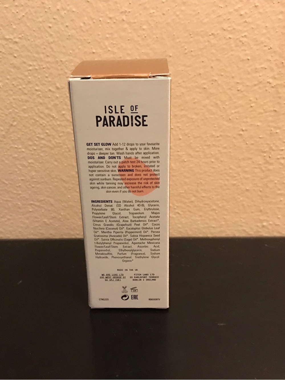 Isle of Paradise Self-Tanning Drops — White & Peach - Picture 3 of 3